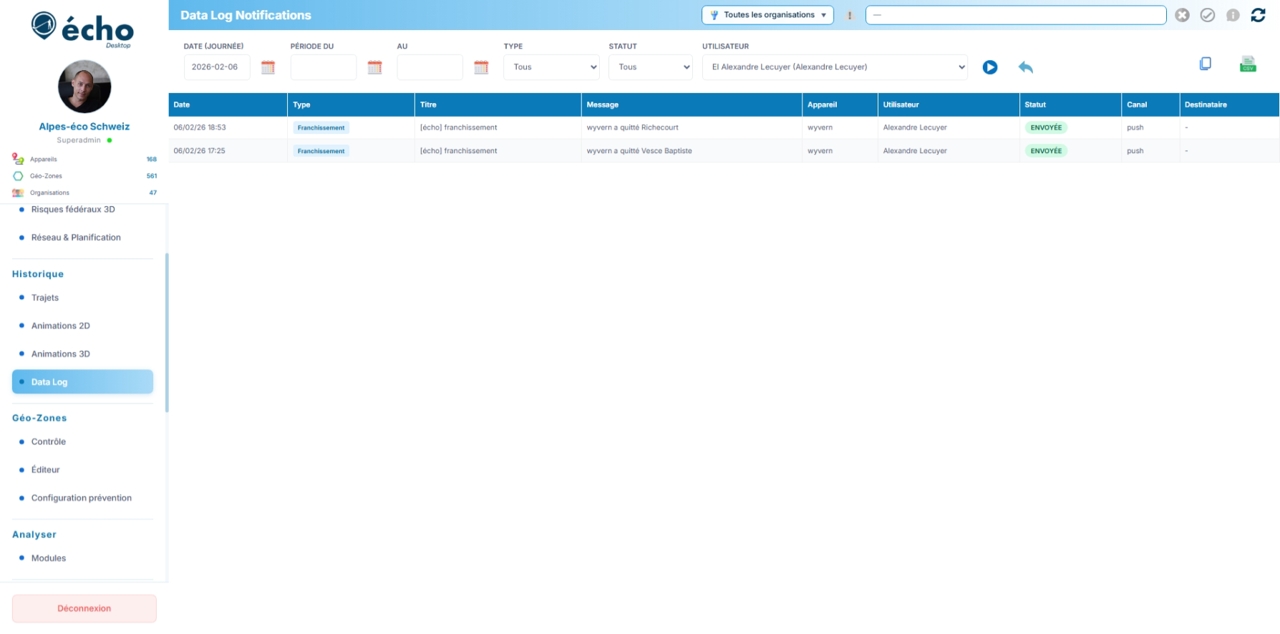 Data Logs
