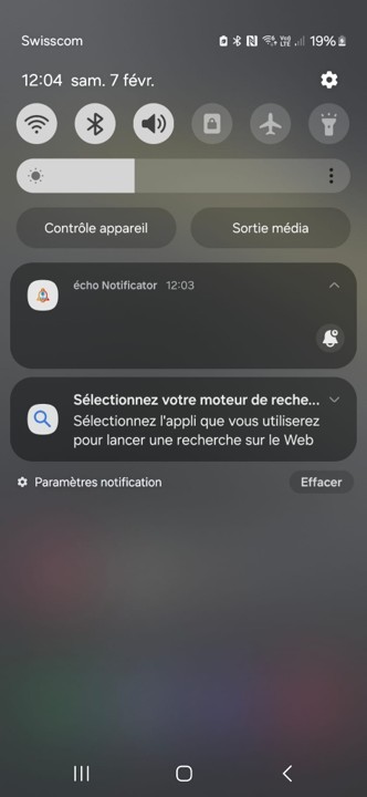 Notifications push